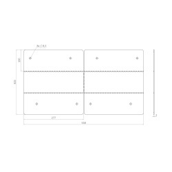 Spojka na hranol 100 x 100 mm, pozinkovaná oceľ Spojka na hranol 100 x 100 mm, pozinkovaná oceľ
